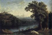 Jakob Philipp Hackert Landscape with River Germany oil painting artist
